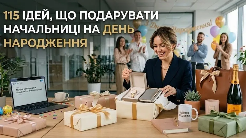 Що подарувати начальниці на День народження: 115+ ідей
