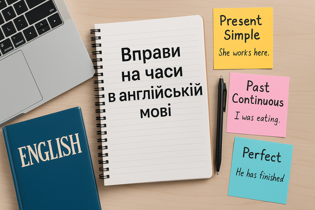 Вправи на часи в англійській мові