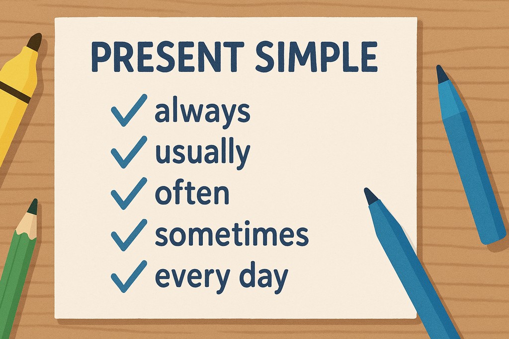 Present Simple: маркери часу