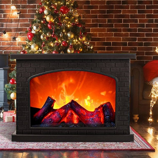 9. LED fireplace lamp